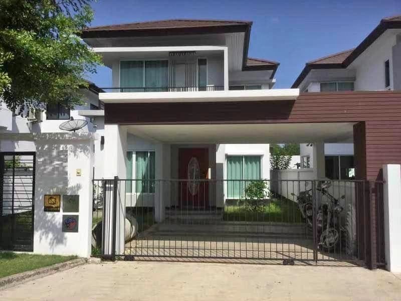 For SaleHouseNawamin, Ramindra : B819 2-story detached house for sale, Nirvana Intro Village. Kanchanaphisek Road, Khan Na Yao