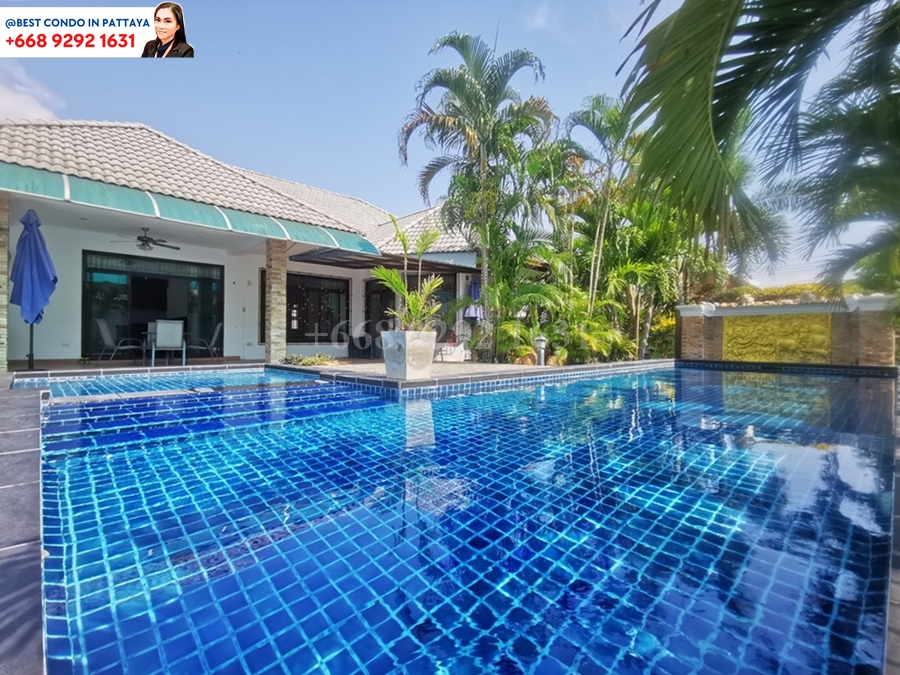 For SaleHousePattaya, Bangsaen, Chonburi : Single house for sale. with private pool Near International School, Pattaya, 3 bedrooms