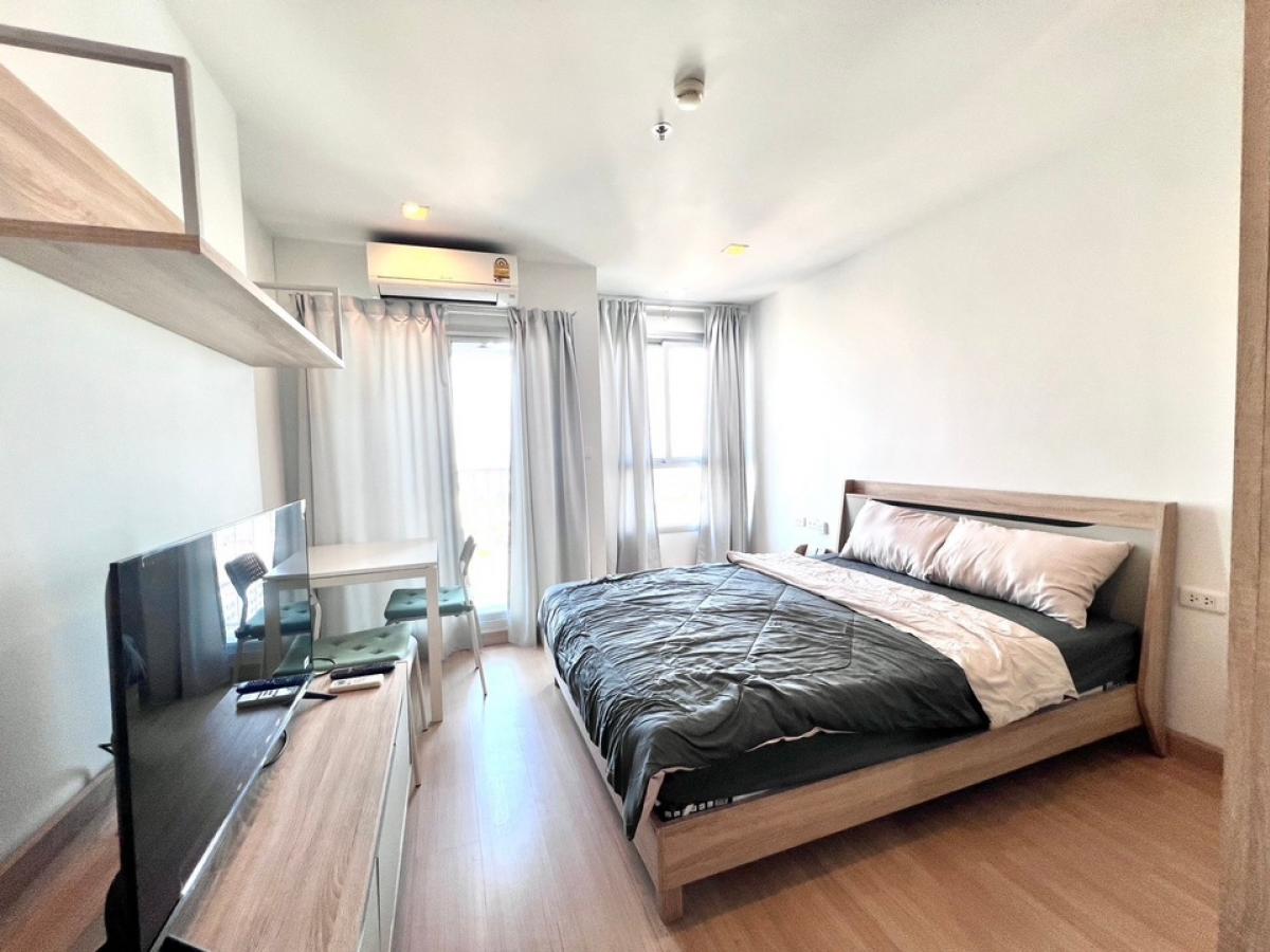 For RentCondoNonthaburi, Bang Yai, Bangbuathong : For rent‼️Casa Condo @MRT Sam Yaek Bang Yai, size 21 sq m., studio room, 22nd floor, furniture‼️Washing machine, ready to move in.