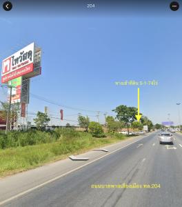 For SaleLandKorat Nakhon Ratchasima : Land for sale next to Thai Watsadu department store, area of ​​5.5 rai, near bypass road, Highway 204, suitable for development as a garden house