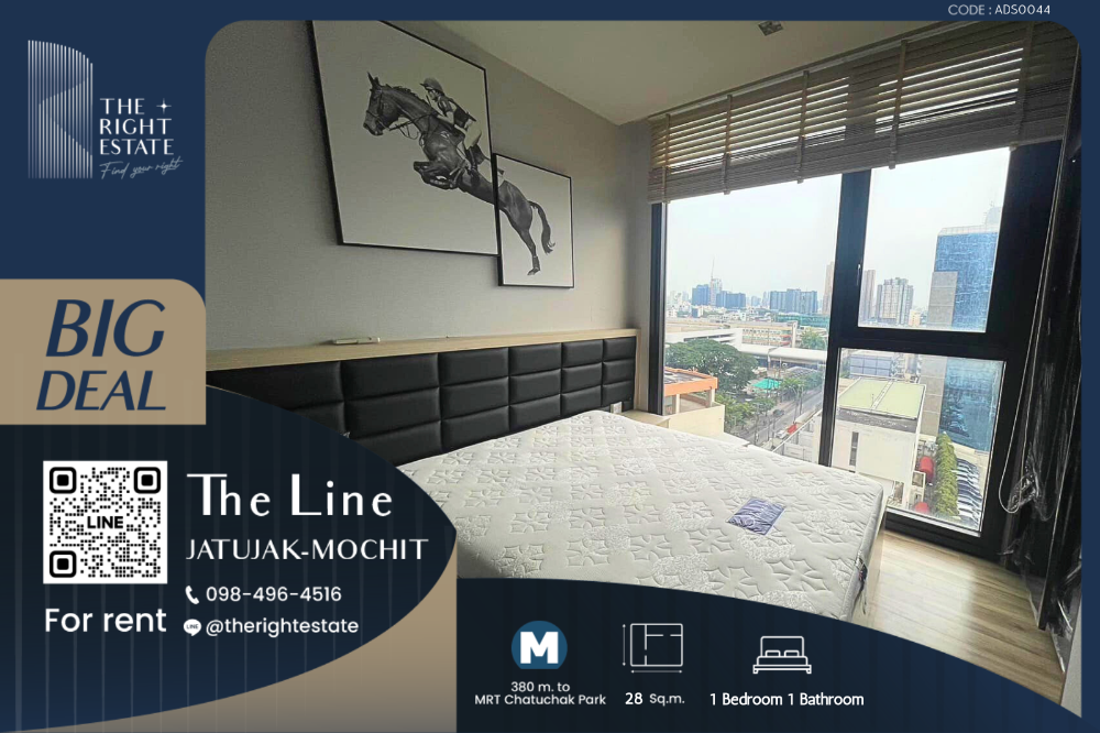 For RentCondoSapankwai,Jatujak : 🌿The Line Jatujak-Mochit🌿 Nice room fully decoration 🛏 1 Bed 28 sq m, price is negotiable!!! - Next to BTS Mochit