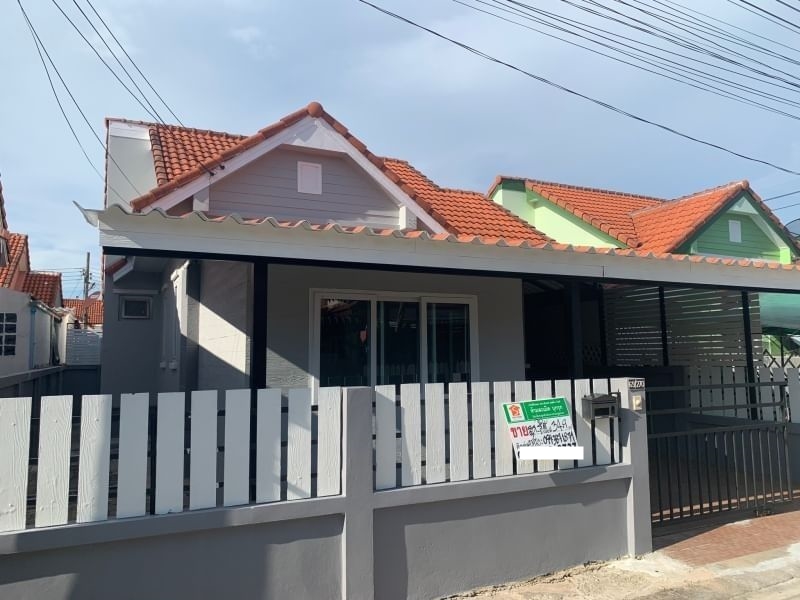 For SaleHouseMin Buri, Romklao : Cheap sale, 2-storey detached house, 55.1, number 63/7 Krisada Nakorn Village 25 Soi 1/12, Soi Pracha Ruam Chai 31, Khlong Sam Wa District