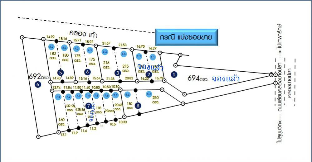 For SaleLandSamut Prakan,Samrong : Land for sale, 11.88 rai, cheapest price, next to Bang Pu Municipal Public Main Road 113 (Khlong Bang Pla), this price can not be found any more, next to Khlong Kao