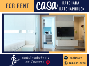 For SaleCondoThaphra, Talat Phlu, Wutthakat : Condo for sale casa condo ratchada - ratchaphruek