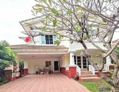 For SaleHouseRathburana, Suksawat : House for sale Manthana Thonburirom Prachauthit 208 sq m. 98.2 sq w. near the lake and club house only 100 meters CC1A