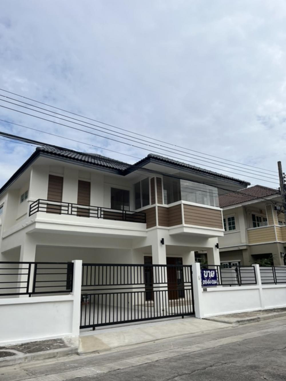 For SaleHouseRama 2, Bang Khun Thian : 2-story detached house for sale, Sinthawee Garden Village 3