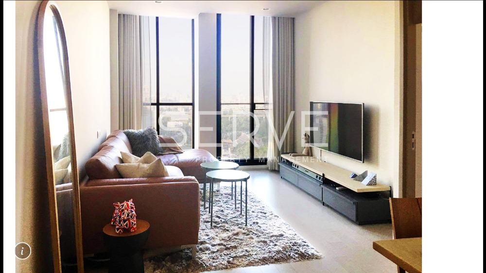 For RentCondoWitthayu, Chidlom, Langsuan, Ploenchit : 🔥45K🔥 - Homey Style 1 Bed 55.57 sq.m. High Fl. 25+ Good View & Good Location BTS Phloen Chit at Noble Ploenchit Condo / For Rent