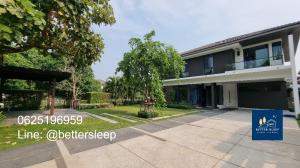 For RentHouseBangna, Bearing, Lasalle : (Ban Manthana, Bangna 2) Single house for rent, new house, no one has lived yet, Bangna km.7