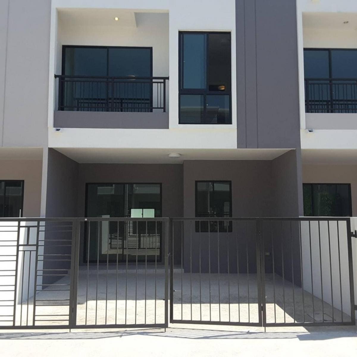 For RentTownhousePathum Thani,Rangsit, Thammasat : Salila🚩 Urgent💢Townhouse for rent, 2 floors, Citysense Rangsit project, modern style, next to the mint, near Bangkok University, on Phahon Yothin Road