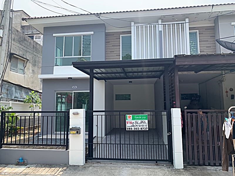 For SaleTownhouseVipawadee, Don Mueang, Lak Si : Townhouse for sale, Don Mueang, Wat Weluwanaram Rd.