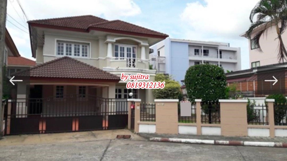 For RentHouseBangna, Bearing, Lasalle : For rent, 2-story detached house, 101 sq m., near Makro, Srinakarin Road.