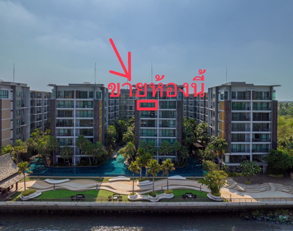 For SaleCondoNonthaburi, Bang Yai, Bangbuathong : Best River View in the projects!! Riverfront Condo for Sale at Metro Luxe Riverfront Rattanathibet 67.43 Sq.m Near MRT Sai Ma, Near Central Rattanathibet