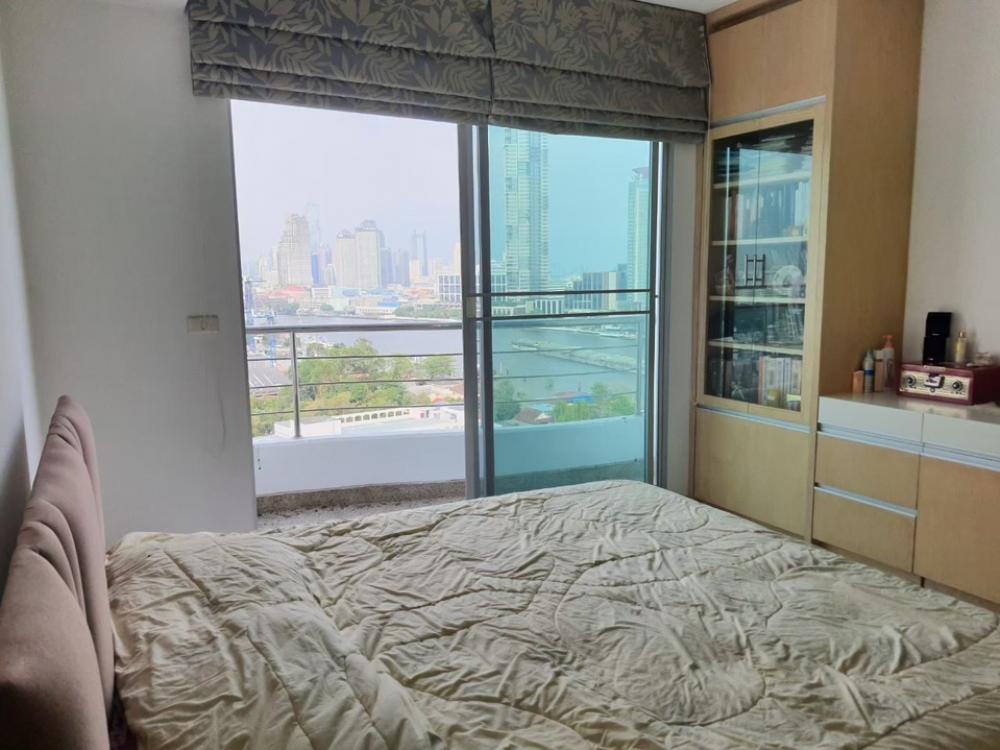 For SaleCondoWongwianyai, Charoennakor : Full river view room‼️next to the icon High floor‼️Good price‼️ Supalai River Place