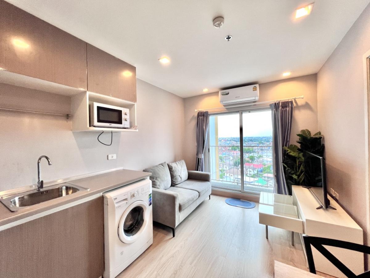 For RentCondoNonthaburi, Bang Yai, Bangbuathong : For rent!!️ Casa Condo @MRT Sam Yaek Bang Yai, 29th floor, studio room, east side, complete electrical appliances, area size 21 sq m, room ready to move in