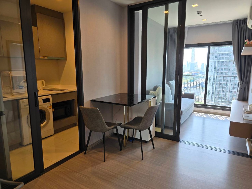 For RentCondoRama9, Petchburi, RCA : 🔥🔥Urgent for rent‼️ (1 bedroom, 1 bathroom, closed kitchen) 📌Condo Life Asoke Hype 🟠AT2405-291