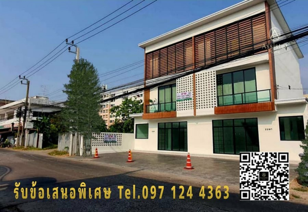 For SaleShophouseVipawadee, Don Mueang, Lak Si : For Sales 3-storey home office newly built Vibhavadi Chaengwattana