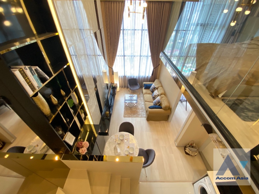 ขายคอนโดสาทร นราธิวาส : Double High Ceiling, Duplex Condo | 2 Bedrooms Condominium for Sale in Sathorn, Bangkok near BTS Chong Nonsi at Knightsbridge Prime Sathorn Condominium (AA35643)