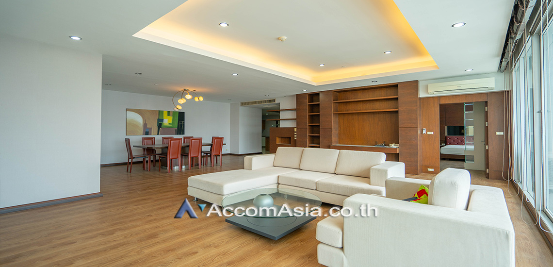 ให้เช่าคอนโดสาทร นราธิวาส : 3 Bedrooms Condominium for Rent in Sathorn, Bangkok near BTS Chong Nonsi at Ascott Sky Villas Sathorn (AA27893)