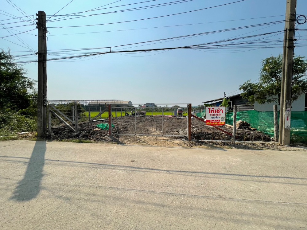 For RentLandNonthaburi, Bang Yai, Bangbuathong : Land for rent, 54 sq m., Soi Wat Lat Pla Duk Than Thong Village 2, Bang Yai, Nonthaburi