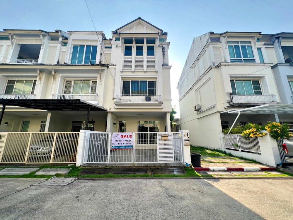 For SaleHouseRama5, Ratchapruek, Bangkruai : Sell ​​or rent a townhome, The Terrace Tiwanon Village - Ngamwongwan behind the corner