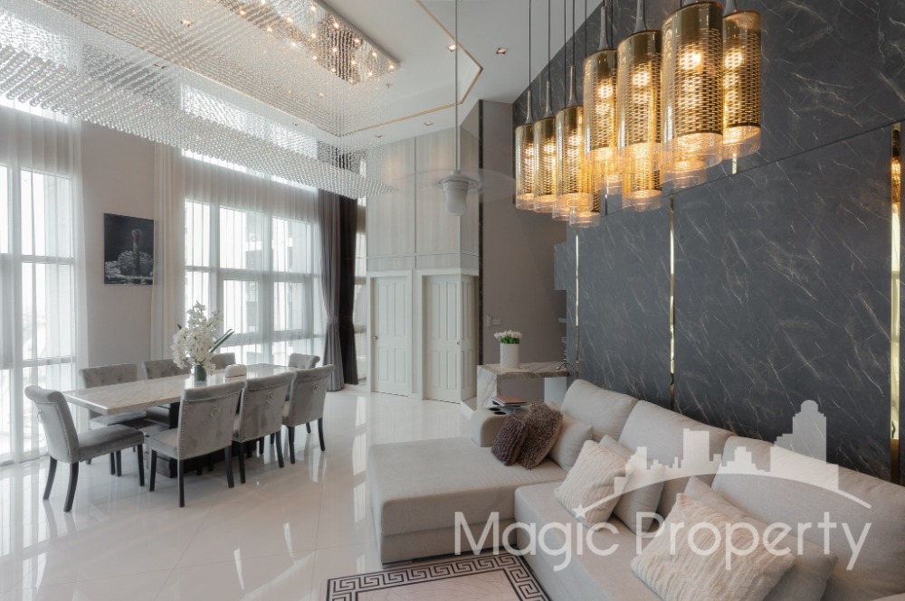 For SaleCondoRama9, Petchburi, RCA : 2 Bedrooms Penthouse For Sale in Belle Grand Rama 9 Condominium, Huai Khwang, Bangkok