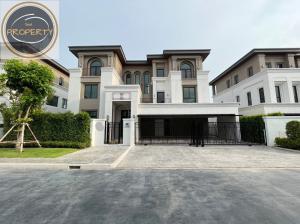 For SaleHousePattanakan, Srinakarin : CINQ ROYAL Krungthep Kreetha🏡Soul,3 storey with private lift  For Sale  (G-027)