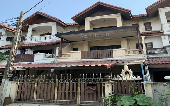 For RentHouseLadprao101, Happy Land, The Mall Bang Kapi : 3-storey townhome for rent, Ladprao 101 area, Pho Kaeo, can make a home office, can register a company