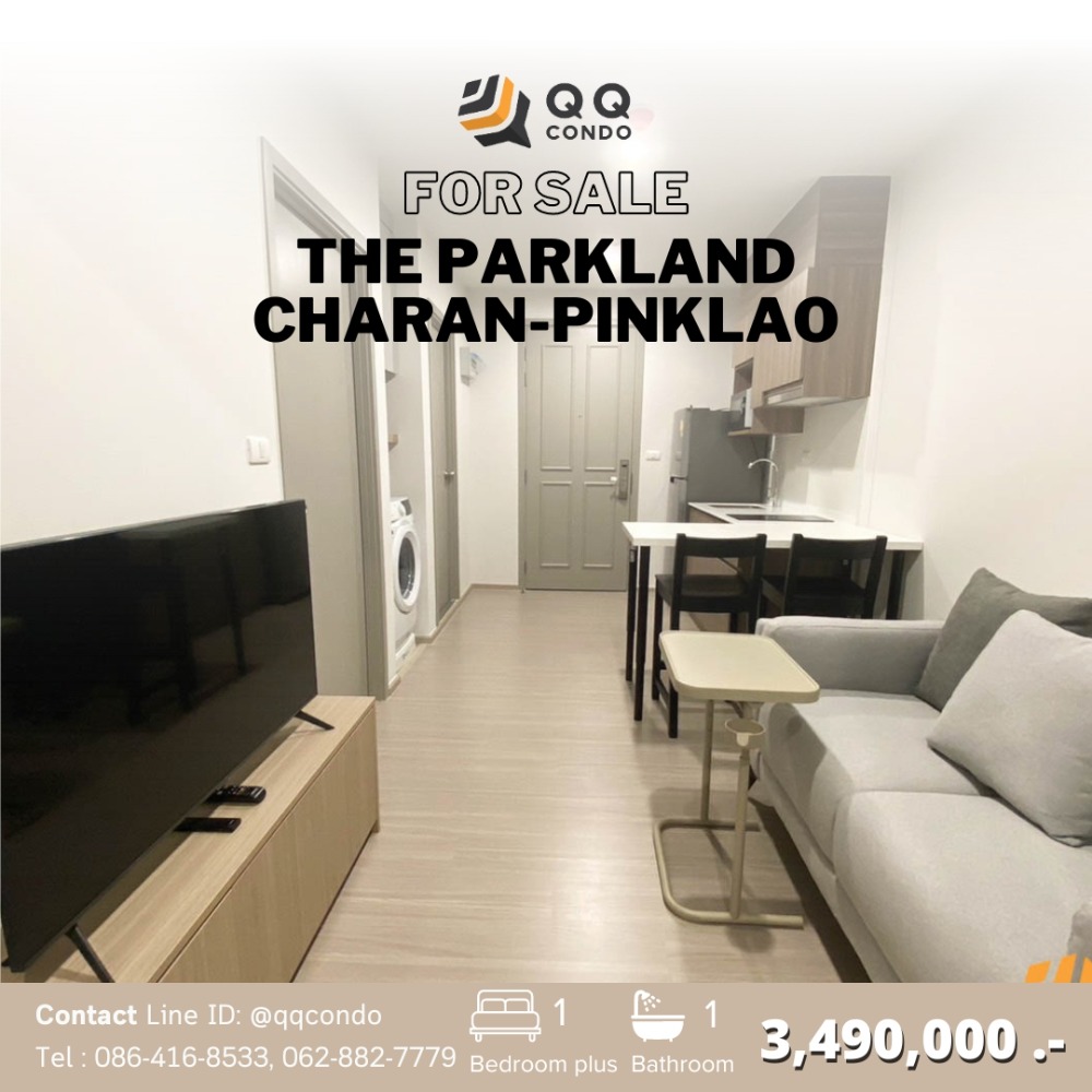 For SaleCondoPinklao, Charansanitwong : For Sale  The Parkland Charan-Pinklao - 1BedPlus, 35 sq.m., Beautiful room, fully furnished.