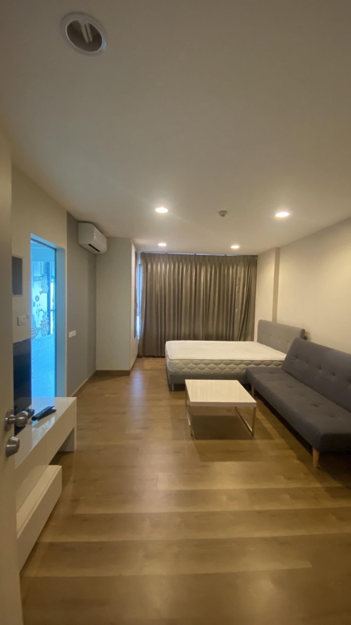 For RentCondoKaset Nawamin,Ladplakao : Condo for rent, Freemio Fire, Kaset-Nawamin, Building A, 8th floor, price 8,000, 2 air conditioners, separate bedroom, living room and kitchen