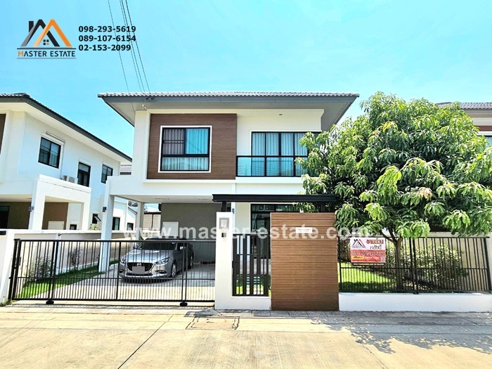 For SaleHousePathum Thani,Rangsit, Thammasat : Bhumipirom Rangsit Khlong 5, detached house, 50 sq m., beautiful, good condition + some furniture, near the expressway.