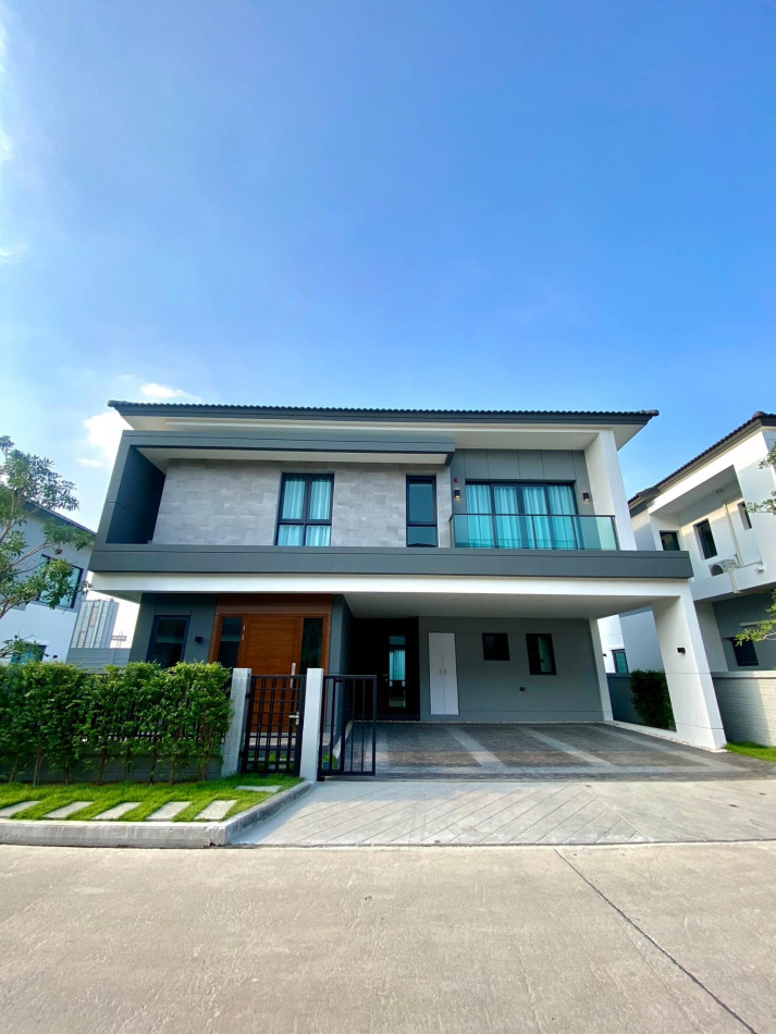 For SaleHouseBangna, Bearing, Lasalle : House for sale, The City Bangna, new project (new house has not yet moved in), behind Mega Bangna, fully furnished, ready to move in