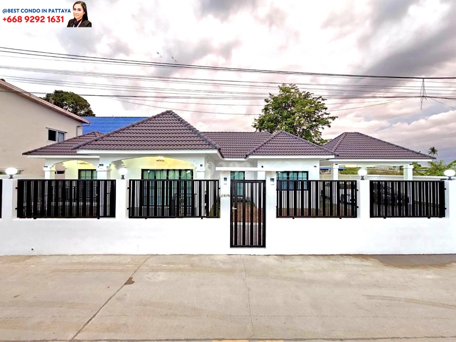 For SaleHousePattaya, Bangsaen, Chonburi : Newly Renovated One Storey detacted house luxury style 400 sqm. Naklua Pattaya