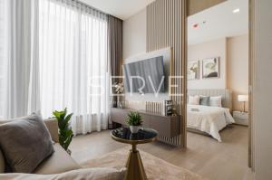 For RentCondoSukhumvit, Asoke, Thonglor : 🔥🔥1 Bed with Bathtub Beautiful Room High Fl. 20+ Close to MRT Sukhumvit 550 m. & BTS Asok 700 m. at The Esse Asoke Condo / For Rent