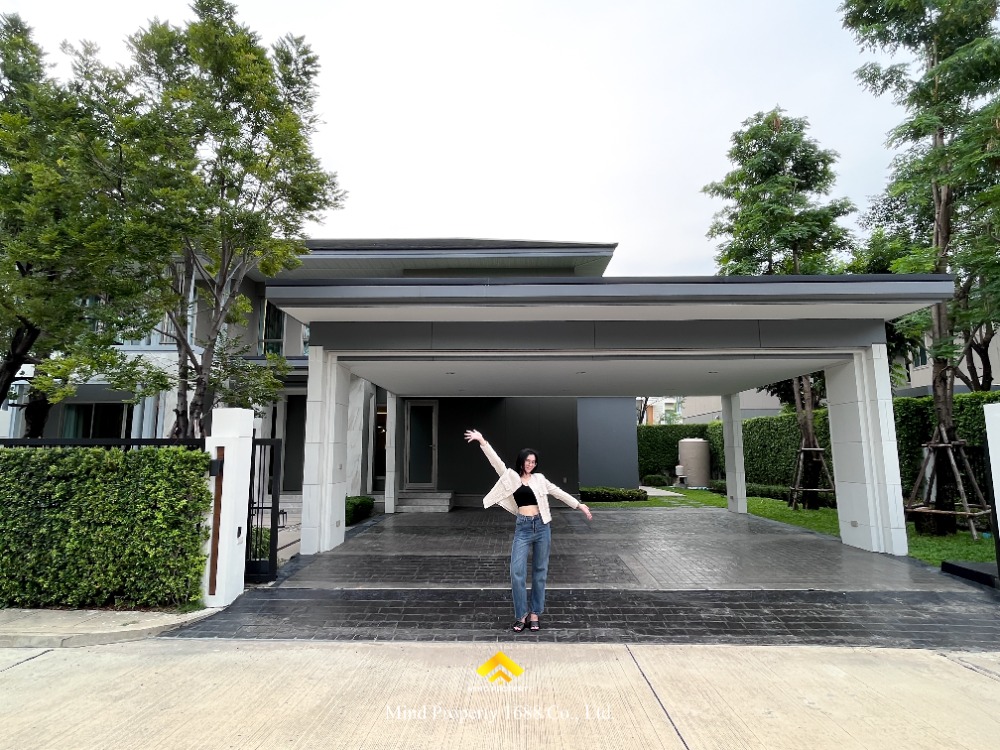 For SaleHouseChaengwatana, Muangthong : Luxury detached house, Perfect Masterpiece (The Signature), Chaengwattana, home of fresh air innovation Fully furnished Full premium furnishings