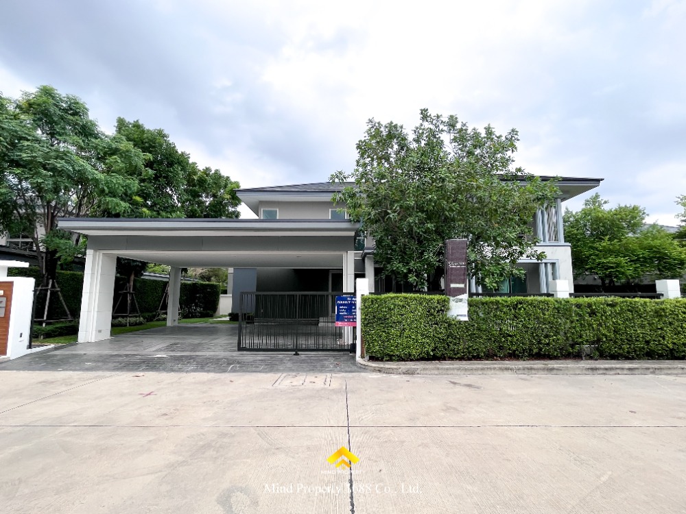 For SaleHouseChaengwatana, Muangthong : Luxury detached house behind the corner, very large size, Perfect Masterpiece (The Signature), Chaengwattana, next to the Thai Chamber of Commerce Road, near SISB International School.