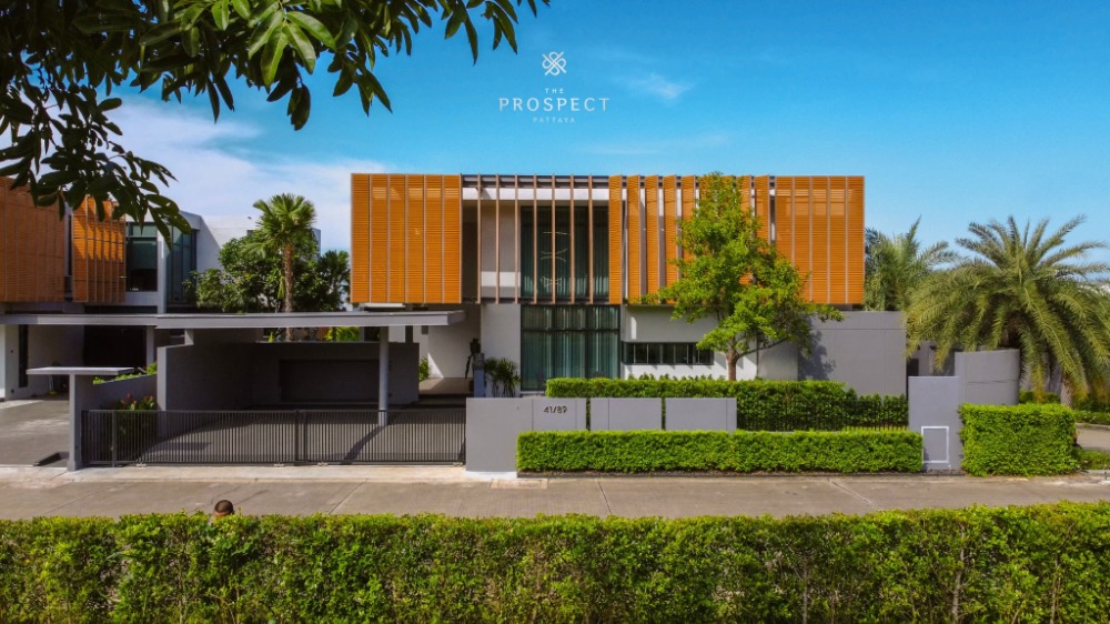 ขายบ้านพัทยา บางแสน ชลบุรี สัตหีบ : The Prospect Villa Pool Villa สไตล์ Modern Tropical ใกล้หาดจอมเทียน เดอะพรอสเปคท์ พัทยาใต้