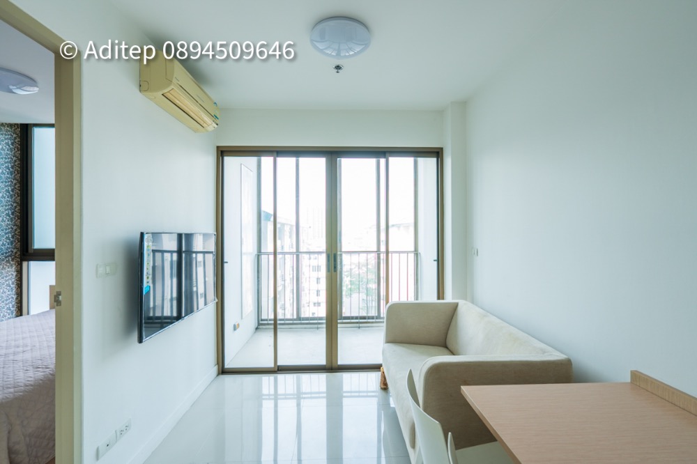 For SaleCondoOnnut, Udomsuk : Condo for sale, IDEO Mix Sukhumvit 103, next to BTS Udomsuk, 1 bedroom, 30 sq m. Fully furnished, like new room, never been in.