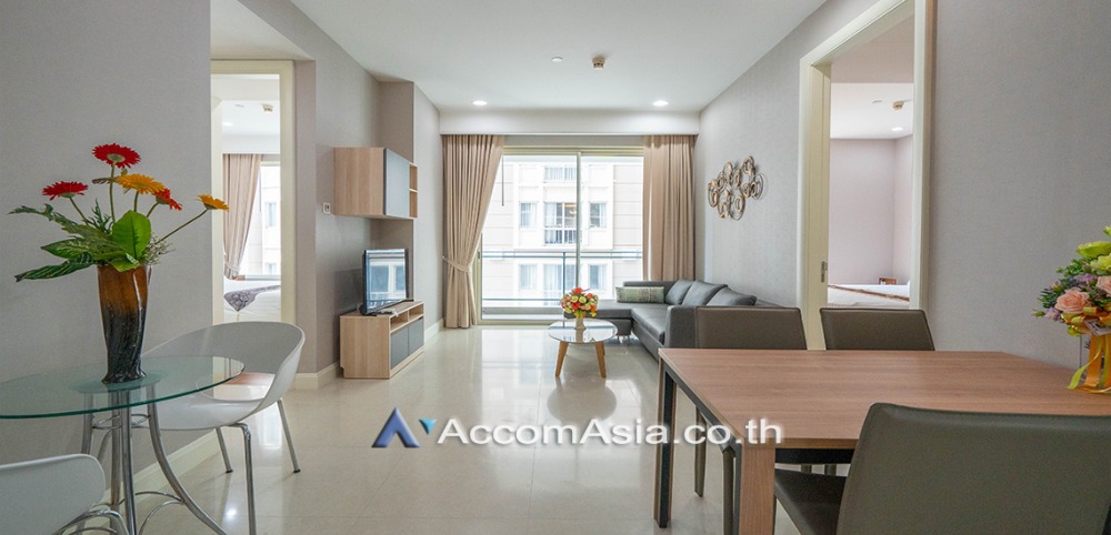 For RentCondoWitthayu, Chidlom, Langsuan, Ploenchit : 2 Bedrooms Condominium for Rent in Ploenchit, Bangkok near BTS Chitlom at Q Langsuan (AA29643)