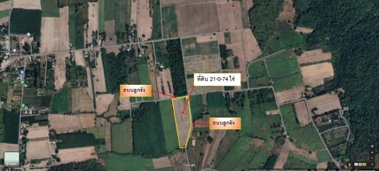 For SaleLandPhitsanulok : Land for sale 21 rai 74 square wa, Ban Pa Subdistrict, Phitsanulok City