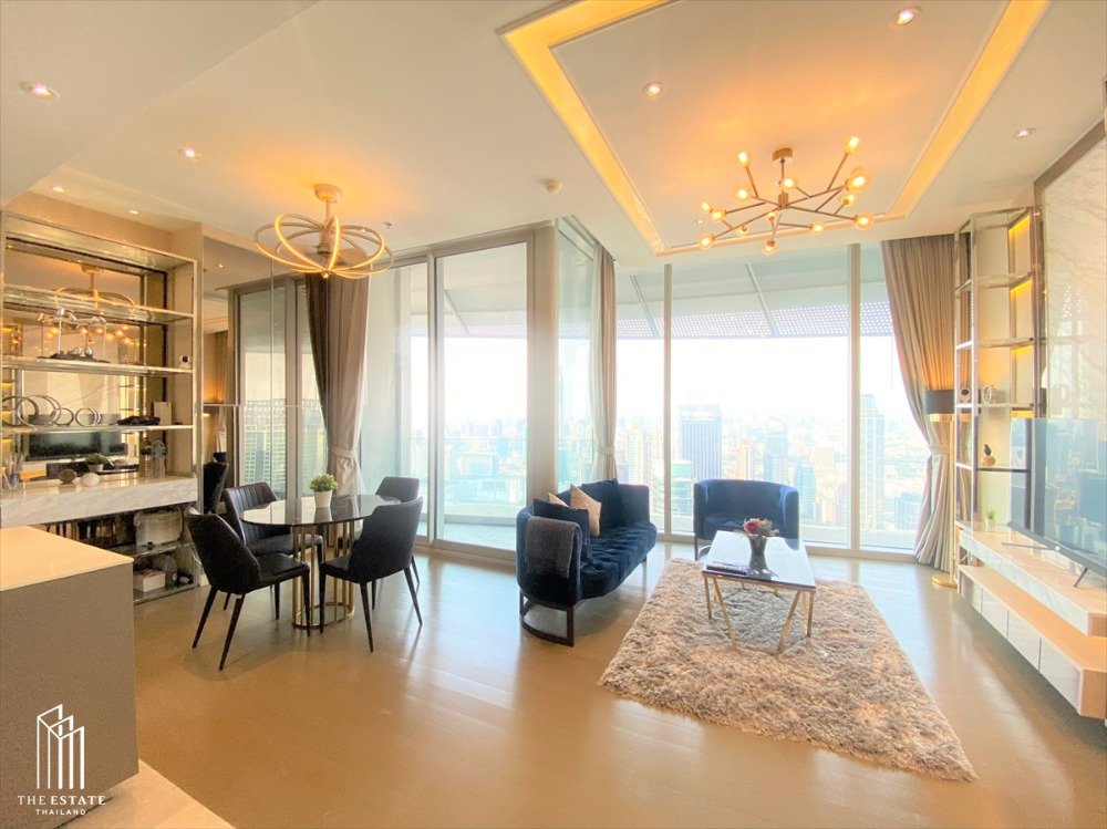 For RentCondoWitthayu, Chidlom, Langsuan, Ploenchit : Condo For RENT *Magnolias Ratchadamri Boulevard, high floor 40+, good direction, great view of the city @90,000 Baht