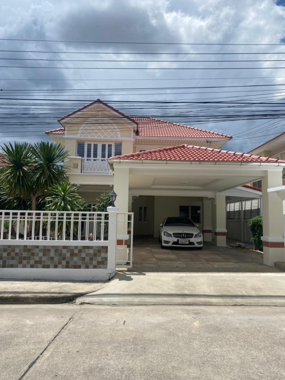 For RentHouseMin Buri, Romklao : For rent: Single house, Perfect Ramkhamhaeng 164, Garden Zone, Keha Romklao