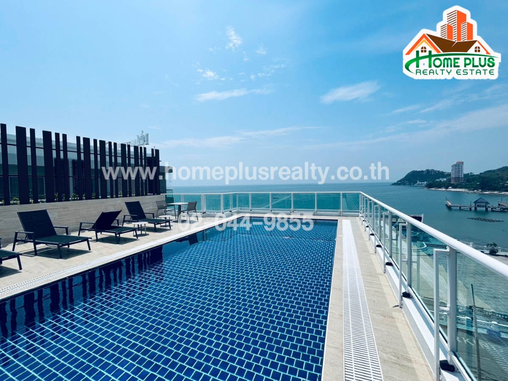 For SaleCondoPattaya, Bangsaen, Chonburi : The Horizon Condominium, Laem Thaen - Bang Saen, 6th floor (The Horizon Condo), mountain view