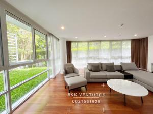 ให้เช่าคอนโดสุขุมวิท อโศก ทองหล่อ : 3BED Apartment with a private garden FOR RENT now in EKKAMAI Pet Friendly