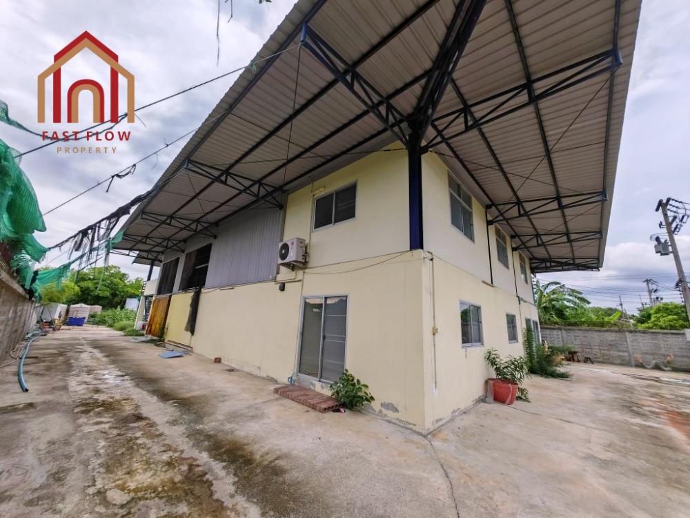 For SaleFactoryPathum Thani,Rangsit, Thammasat : Warehouse for sale, factory with cold storage, size 1 rai 94 sq m, Khlong Si, Khlong Luang, Pathum Thani, with factory business license, has wastewater treatment pond