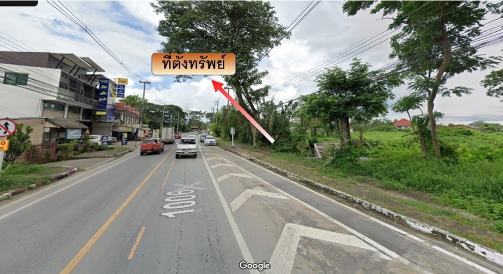 For SaleLandChiang Mai : Land for sale, located on Chiang Mai-San Kamphaeng Road. Near Buak Krok Siwilai intersection, width 45 meters, 19 rai, San Klang Subdistrict, San Kamphaeng District Chiang Mai Province