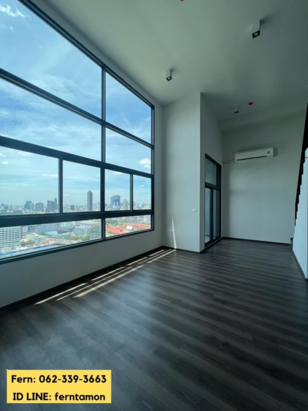 For SaleCondoRama9, Petchburi, RCA : 2 bedrooms, high ceilings, very airy rooms, free furniture package + electrical appliances, Ideo Rama9-Asoke, call 062-339-3663