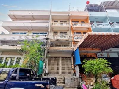 For SaleShophouseRama 2, Bang Khun Thian : Commercial building 3.5 fl for sale, Ekkachai 4 Vill Rama 2 Soi 75, 20 sqw, main road, ideal for commercial store Warehouse or mini factory