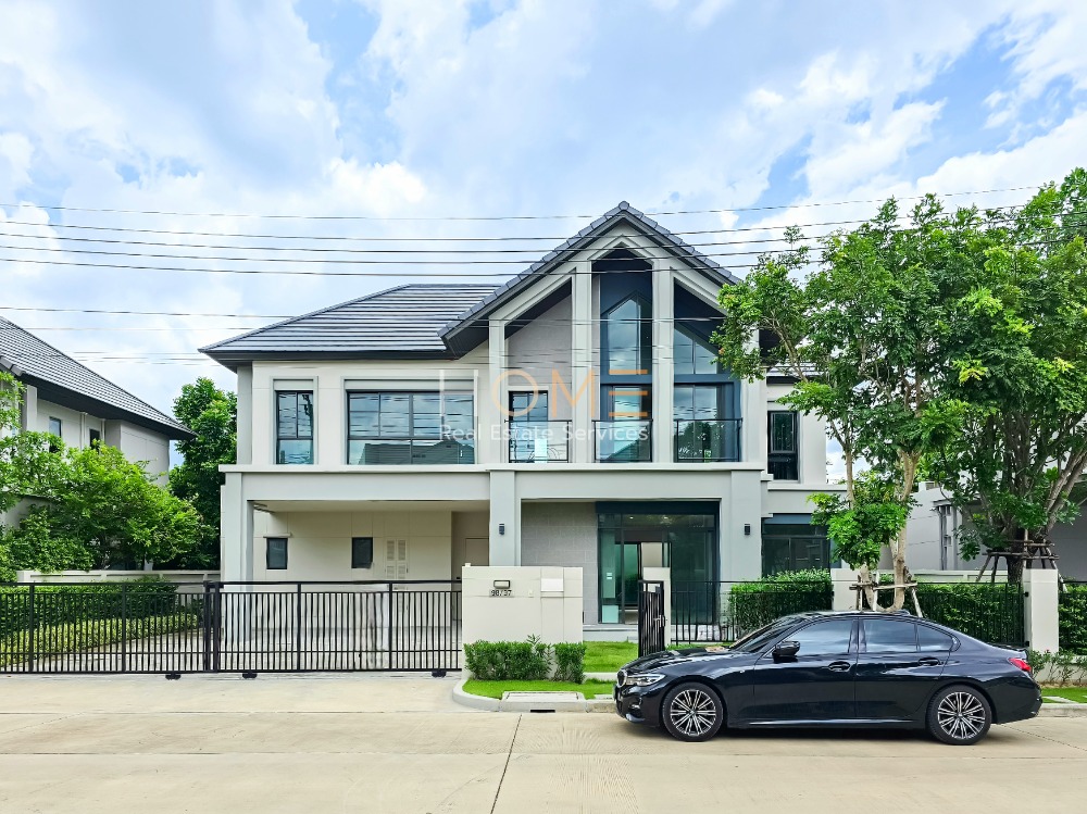 For SaleHouseNawamin, Ramindra : New house, ready to decorate, Modern Luxury Style ✨ Single house, Bangkok Boulevard Ramintra - Watcharapol / 5 bedrooms (for sale), Bangkok Boulevard Ramintra - Watcharapol / Detached House 5 Bedrooms (FOR SALE) TAN447