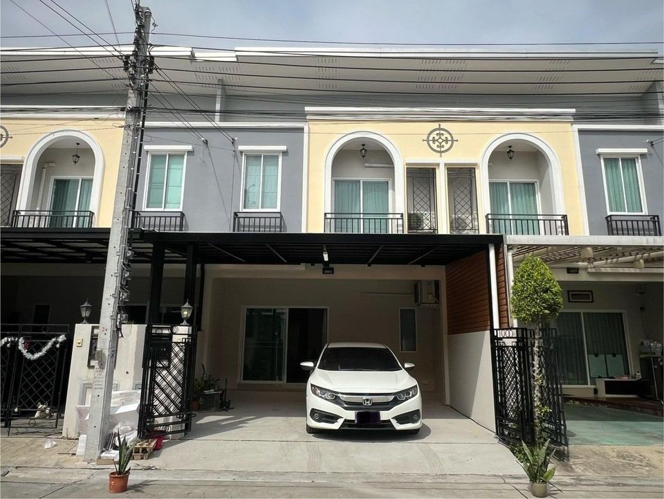 For SaleTownhouseNawamin, Ramindra : B739 2-story townhouse for sale, The Nice Village, Ramintra, Soi Phraya Suren 30.