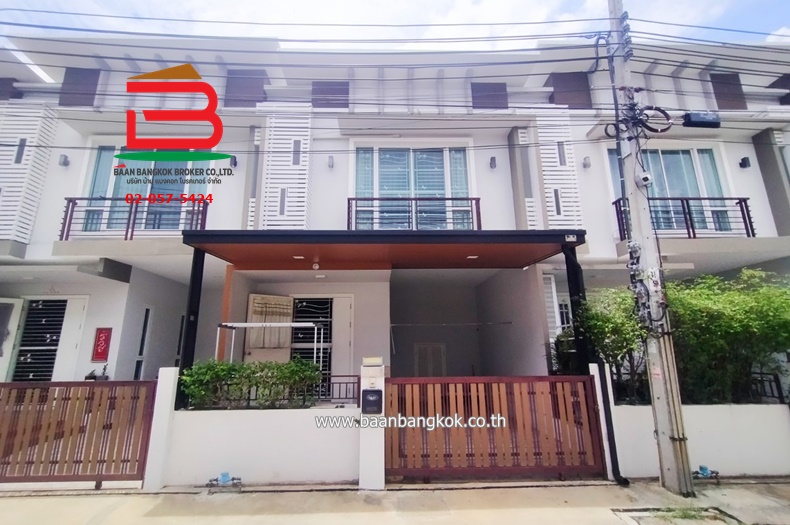 For SaleTownhouseNonthaburi, Bang Yai, Bangbuathong : Townhouse, Idea House Sanambinnam, area 19.4 sq m, Sanambinnam Road. Mueang Nonthaburi District, Nonthaburi Province